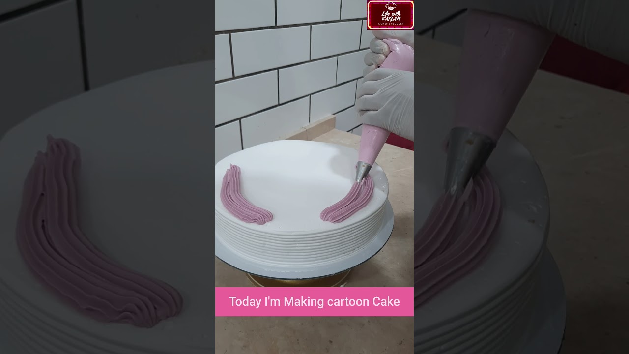 Cartoon Cake Design for kids| Kids Cake | Life with Faizan