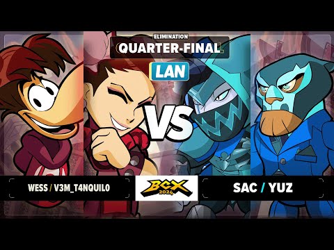 Wess & V3M_T4NQUIL0 vs SAC & Yuz - Elimination Quarter-Final - Brawlhalla World Championship 2024