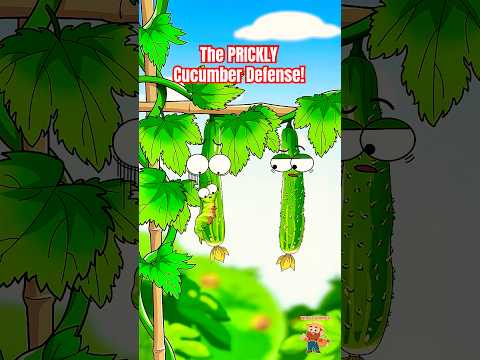EXPLAINED: The PRICKLY Cucumber Defense! 🥒#cucumber #animation
