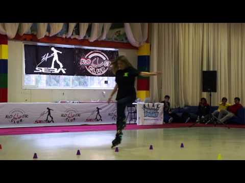 Rollerclub Cup 2013/ Stepanova  Svetlana, 18th place classic slalom women