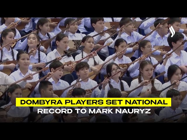 Dombyra players set national record to mark Nauryz