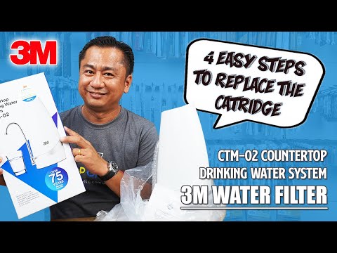 3M CTM-02 Countertop Drinking Water System | 4 Easy Steps in Replacing the Cartridge