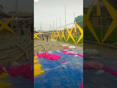 #video /pandal design star ⭐ ✨ bhagvati tent house 🏠🏡🏠🏡 #dj Sheikhpura