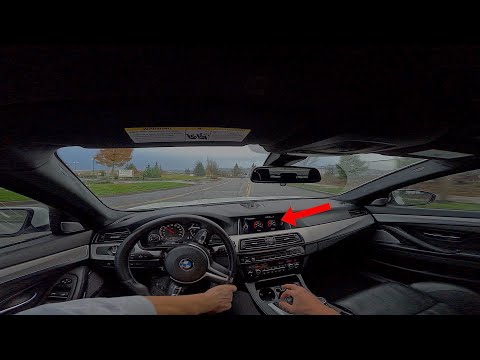 700hp! BMW M5 drifting in the rain with BMW M4 (GOPRO POV)