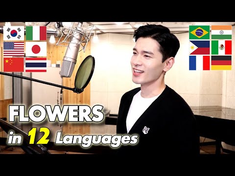 'Flowers'(Miley Cyrus) in 12 Different Languages | Multi-Language Cover by Travys Kim