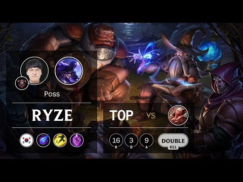 Ryze Top vs Vladimir - KR Grandmaster Patch 9.19