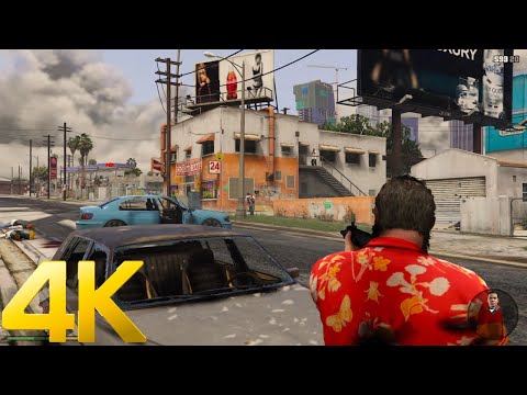 GTA 5 4K Ultra Realistic Graphics Full Gameplay #Part27 (Hood Safari)