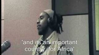ADDISS IVORY ELIMBI xplains his name on BBC RADIO AFRIQUE
