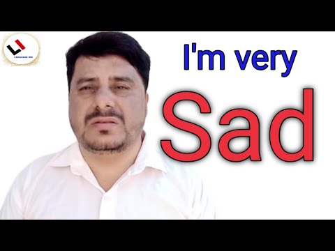 Different ways to say, I'm sad | How to express sadness | Language Inn