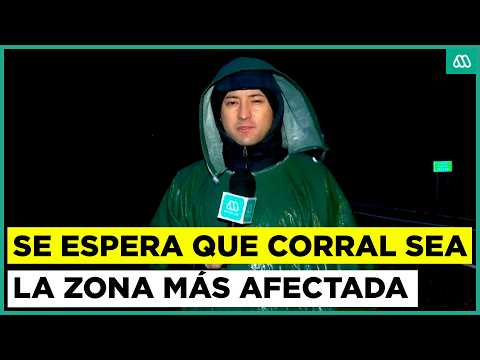 Alerta temprana preventiva por sistema frontal en el Biobío: Corral sería la zona más afectada