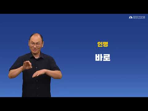 바로 수어