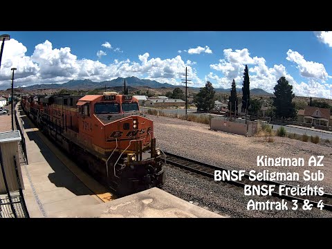 Kingman, AZ | BNSF Seligman Sub, MP 516.5 - PTZ (Chat) | SouthWest RailCams LIVE