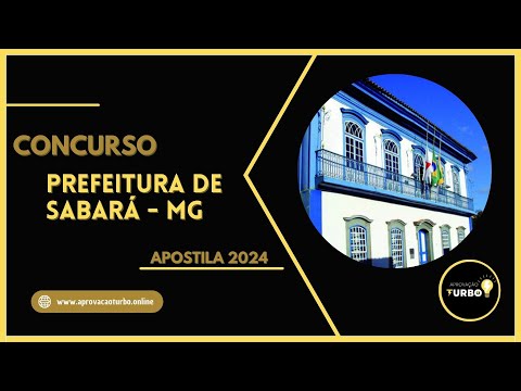 Apostila PREFEITURA DE SABARÁ MG 2024 Agente Administrativo Escolar