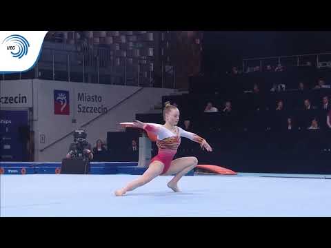 Jade VANSTEENKISTE (BEL) - 2019 Artistic Gymnastics Europeans, floor final