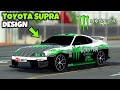 How To Make Monster Energy Design Toyota Supra New Update Car Parking Multiplayer