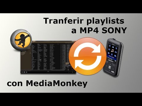 Transfer playlists to Sony MP4 with MediaMonkey