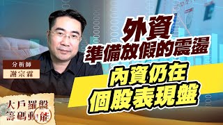 外資準備放假的震盪內資仍在個股表現盤 (圖)