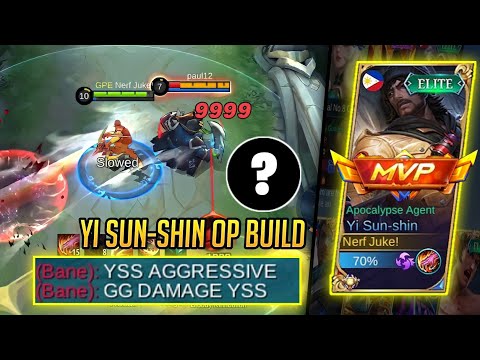 YI SUN-SHIN USERS PLEASE TRY THIS OVERPOWERED BUILD! | YSS INSANE DAMAGE | YSS AGGRESSIVE GAMEPLAY!!