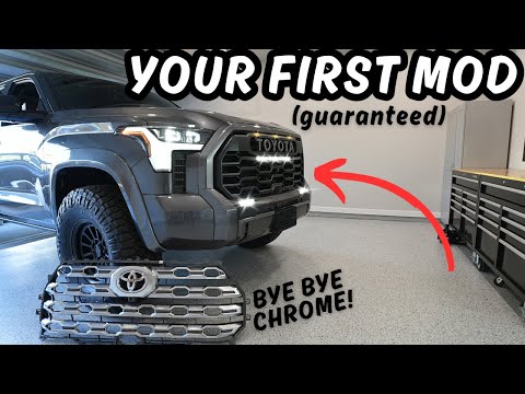 WHY YOU NEED a TRD Pro Grille!! (2022+) Install and Review