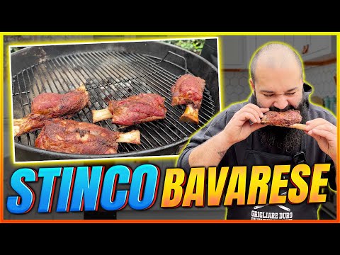 Ricetta Stinco di Maiale con Patate | Ricette Stinco Bavarese Barbecue | Grigliare Duro