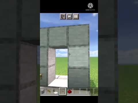 Insane Minecraft PE invisible Door Trick!