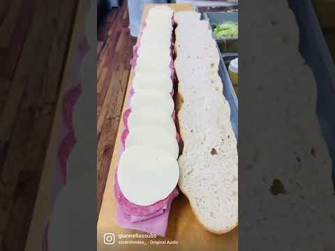 3 Foot Italian Mega Sub at Giannella’s.