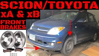 Scion xA/xB Front Brake Replacement