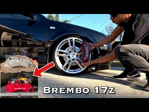 Brembo 17z Restoration Complete!! ( New Decals, Adapters, Rotors )