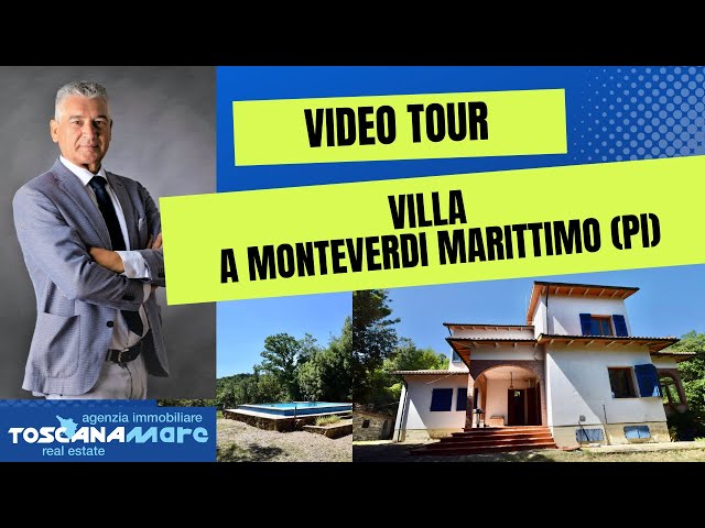 Villa con piscina immersa nei boschi di Monteverdi Marittimo (PI)