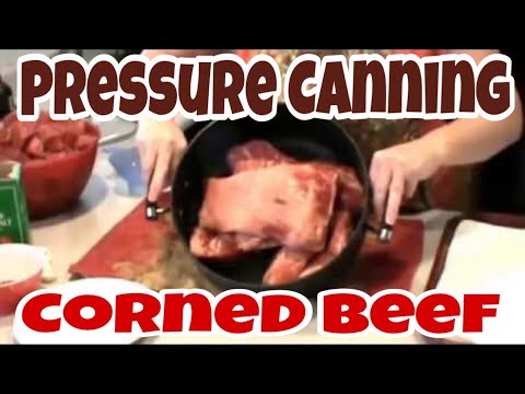 Pressure Canning Corned Beef