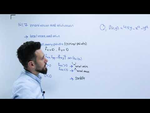 14.7 Local max and min | Anas Abu Zahra