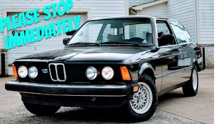 Full Brake Job on E21 BMW 320i with Euro Rear Disc Swap: New Brake Pads, Rotors, and Fluid Bleeding