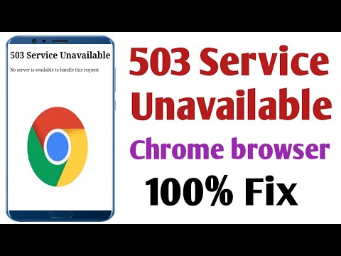 , title : '503 Service Unavailable Chrome browser Problem ! in hindi'