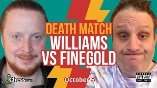 Trash Talking Blitz Chess Feud: Finegold Vs Williams