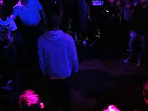 The Fusion Room, London, midway through Garth's set, April 15