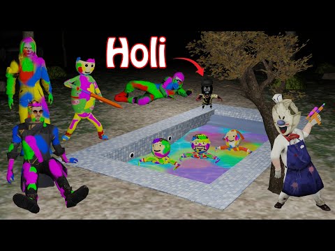 Gulli Bulli Holi Game | Playing Holi | Free Fire | Gulli Bulli | Make Joke Of Horror