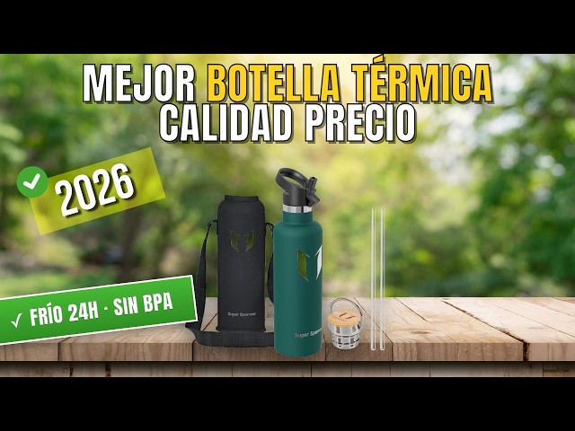Vídeo relacionado con Hy-Pro Botella de aluminio UV de 750 ml con licencia oficial del Real Madrid CF | Pajita plegable integrada, acabado neocromático, a prueba de fugas, ligera, sin BPA