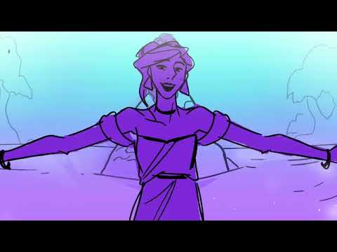 Suffering lyrics video by Jorge Rivera-Herrans & Anna Lea