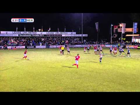 Great goal Andreas David (Excelsior'31) against Heracles Almelo