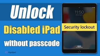 Unlock Unavailable iPad | No iTunes & Passcode
