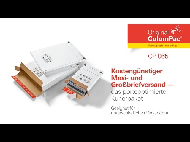 Video Teaser für ColomPac® CP 065 Portooptimiertes Kurierpaket – HD 1920 x 1080