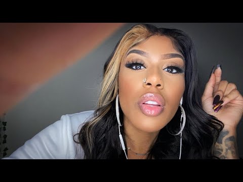 ASMR | Relaxing Gum Chewing Whispers at 100% SENSITIVITY + Plucking, Camera Tapping