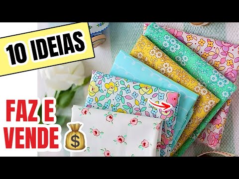 8 ARTESANATOS QUE VOCÊ PODE VENDER OU PRESENTEAR| COSTURA CRIATIVA