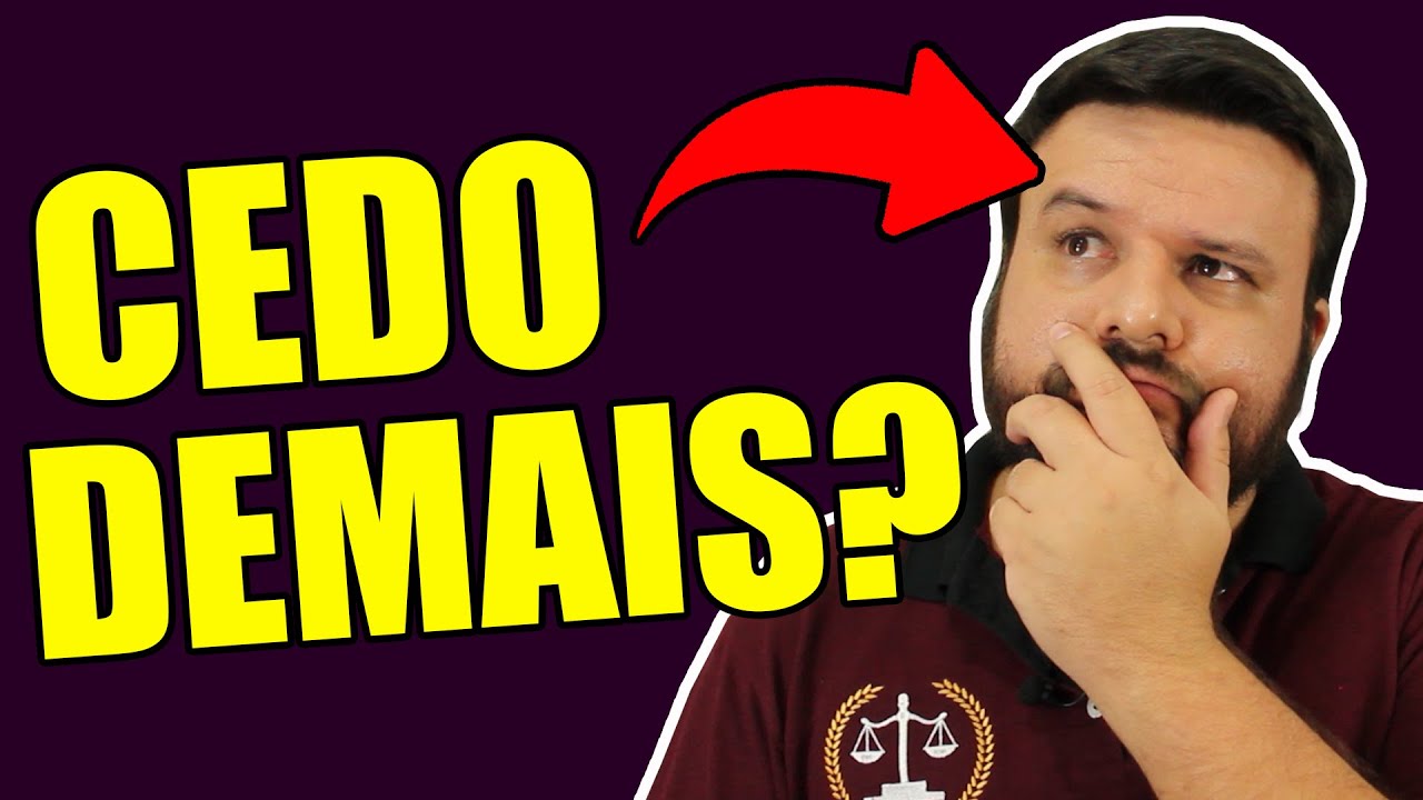 Iniciar a FACULDADE logo após o ENSINO MÉDIO é uma BOA OPÇÃO? | O Direito e Eu