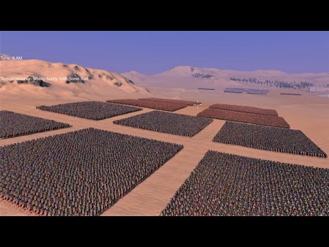 Roman Legions Attack a Massive Medieval Army| Ultimate Epic Battle Simulator | UEBS