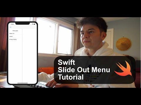 Swift Slide Out Menu Tutorial Using Constraints