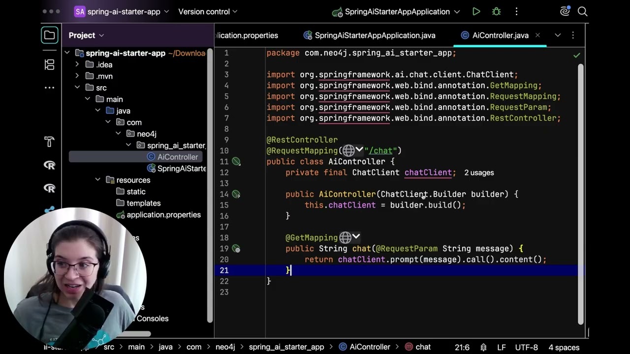 Video: Spring AI and LangChain4j Application Starter