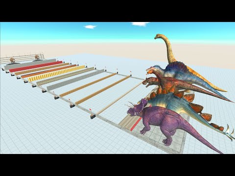 Dinosaur Run To eat Pig - Animal Revolt Battle Simulator