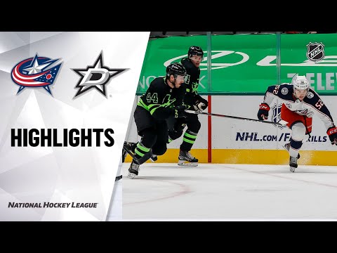 Blue Jackets @ Stars 3/6/21 | NHL Highlights