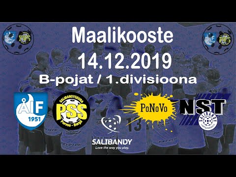 Maalikooste ÅIF/PSS - PoNoVo/NST (B-pojat 1.divisioona 14.12.2019)